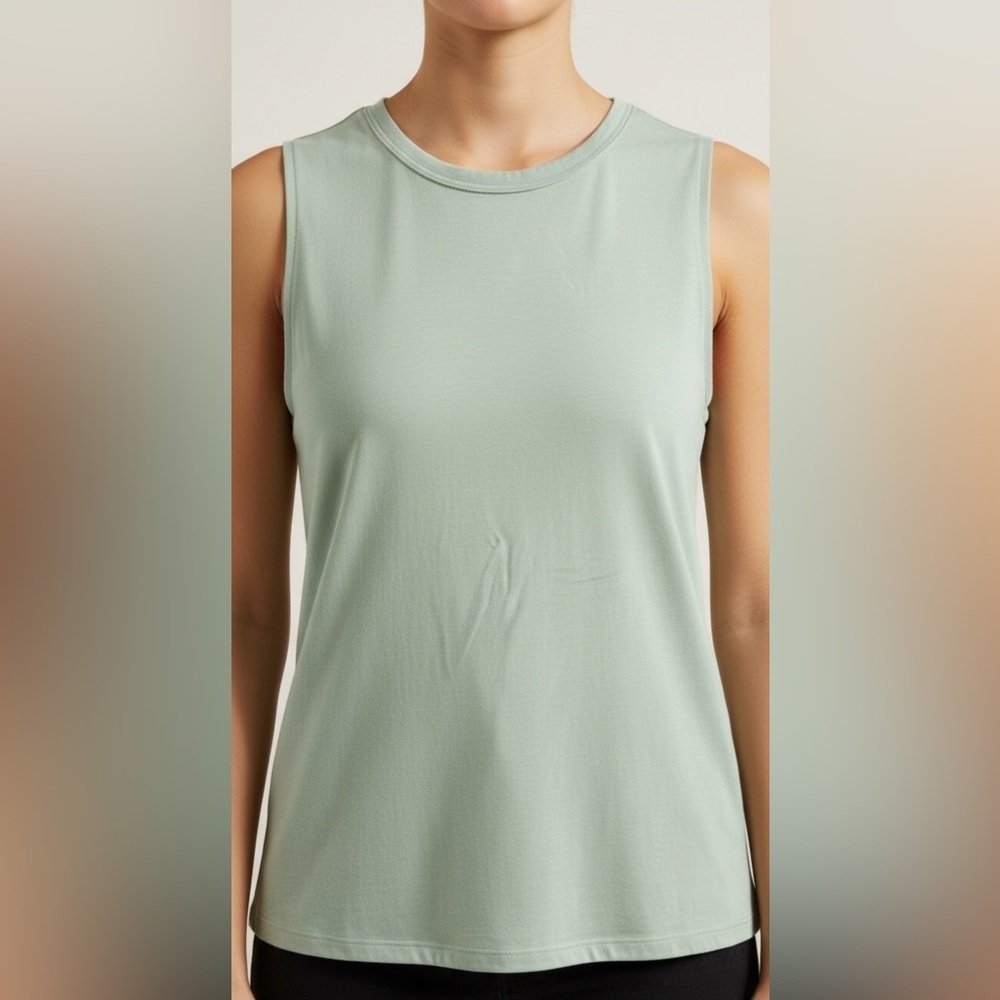 Old Navy Green Sleeveless Muscle Tee